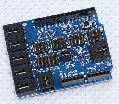 Лот: 2716695. Фото: 1. Сенсоршилд для Arduino - Arduino... Микроконтроллеры