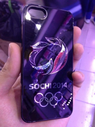 Лот: 3583046. Фото: 1. Чехол для iPhone SOCHI 2014 со... Остальная сувенирная продукция