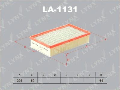 Лот: 13356941. Фото: 1. Lynx LA-1131 Воздушный фильтр. Расходные материалы