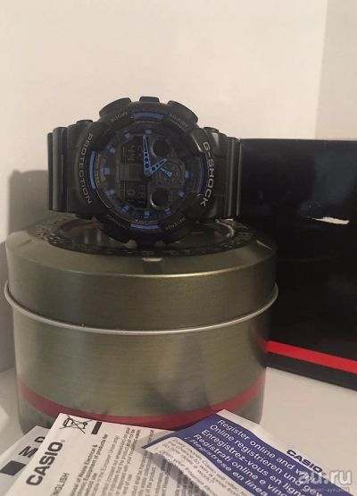 Лот: 13559807. Фото: 1. Часы Casio Gshock GA-100. Оригинальные наручные часы