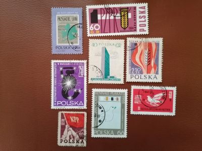 Лот: 25677972. Фото: 1. Польша. Набор марок. Марки