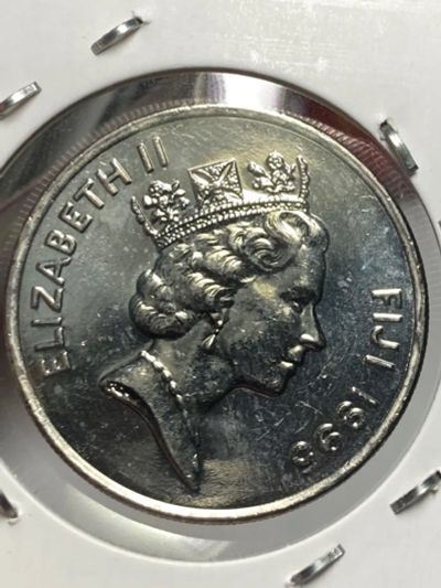 Лот: 19415683. Фото: 1. Фиджи 20 центов, 1995. Австралия и Океания