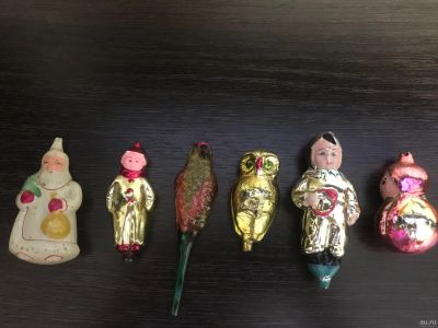 Лот: 17284887. Фото: 1. Дед Мороз редкий. Мальчик. Попугай... Игрушки