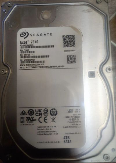 Лот: 24787579. Фото: 1. Seagate Exos 7E10 4tb. Жёсткие диски (HDD)