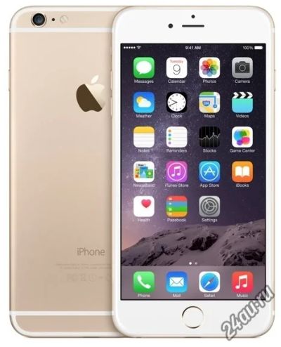 Лот: 6439749. Фото: 1. Apple iphone 6 128GB Gold ( золотой... Смартфоны