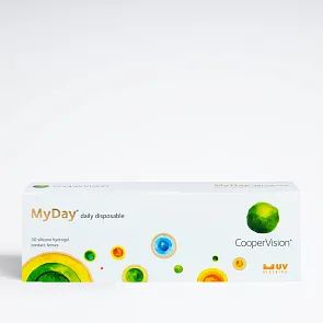 Лот: 25502928. Фото: 1. MyDay daily disposable (30 линз... Оправы для очков