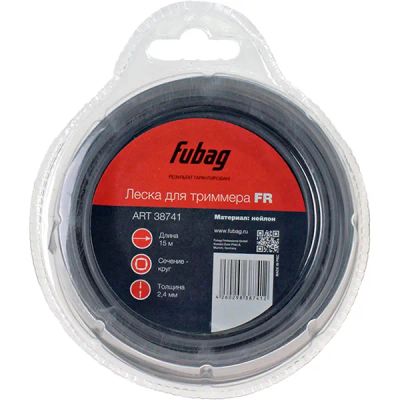 Лот: 24549797. Фото: 1. Леска для триммера Fubag FR сечение... Расходные материалы, сменные насадки