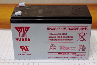 Лот: 9429606. Фото: 1. YUASA npw36-12 12v, 36w/cell... ИБП, аккумуляторы для ИБП