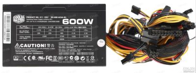 Лот: 18362279. Фото: 1. Блок питания Cooler Master G600... Корпуса, блоки питания