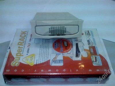 Лот: 511260. Фото: 1. Рэк IDE с двумя вентиляторами... Корзины, шасси