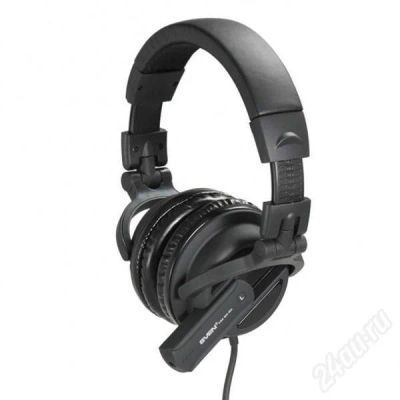 Лот: 257726. Фото: 1. Наушники с микрофоном SVEN HM-80BK. Акустические системы