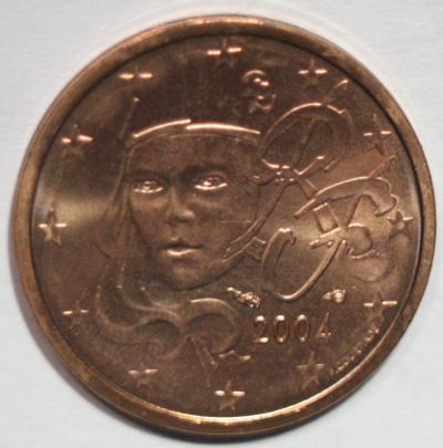 Лот: 6997964. Фото: 1. 2 евроцента 2004 год. Франция. Европа