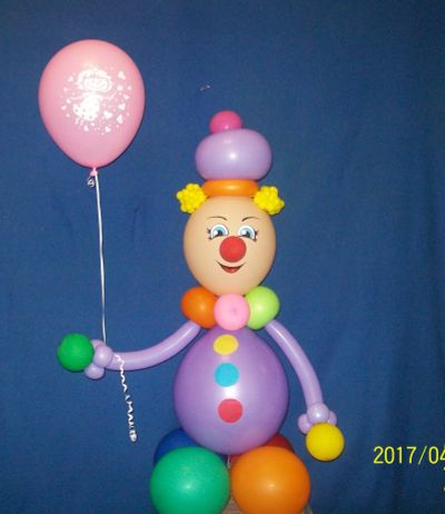 Лот: 4676554. Фото: 1. Клоун из воздушных шаров. Фигуры... Другое (игрушки)