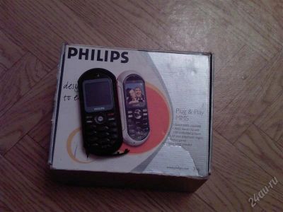 Лот: 1013678. Фото: 1. сотовый телефон philips 350, неисправный... Кнопочные мобильные телефоны