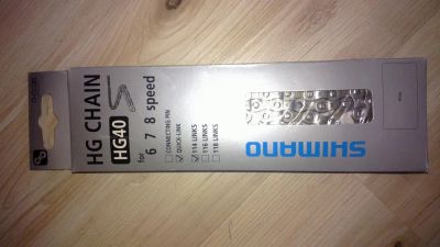 Лот: 3113513. Фото: 1. Цепь Shimano HG-40 на 6.7.8 задних... Запчасти