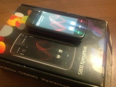 Лот: 3752769. Фото: 1. nokia 5800 XpressMusic комплект. Смартфоны