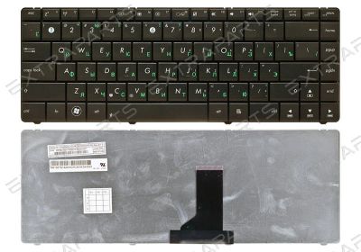 Лот: 17249585. Фото: 1. Клавиатура ASUS X44 (RU) черная... Клавиатуры для ноутбуков