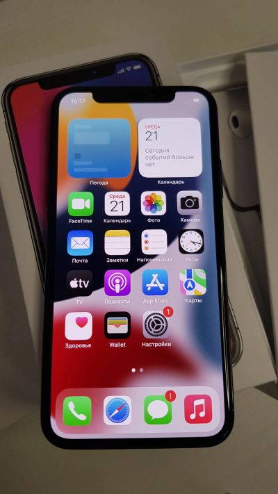 Лот: 19832673. Фото: 1. iPhone X идеал airpods. Смартфоны