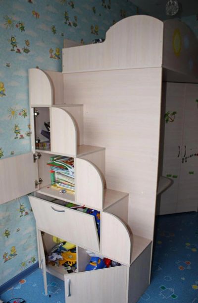 Лот: 3059033. Фото: 1. Кровать-чердак. Другое (детская мебель)