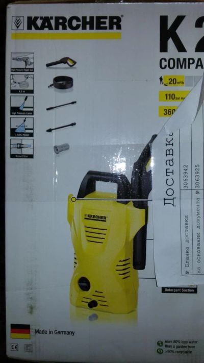 Лот: 6250463. Фото: 1. автомойка Karcher K2. универсальная... Автомоечное оборудование