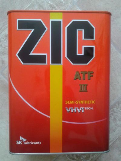 Лот: 4292478. Фото: 1. Масло для АКПП Zic ATF 3 (Dextron... Масла, жидкости