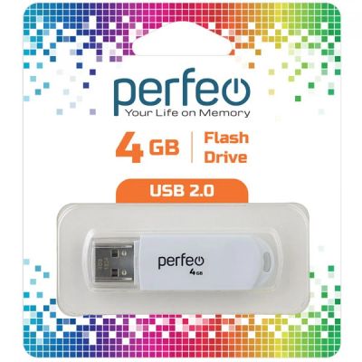Лот: 24948902. Фото: 1. Флеш-накопитель USB2.0 4Gb Perfeo... USB-флеш карты