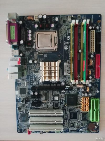 Лот: 13675988. Фото: 1. Материнская плата Gigabyte GA-8I945P-G-RH... Материнские платы