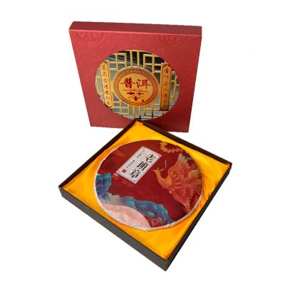 Лот: 20532541. Фото: 1. Пуэр блин PU ER TEA Лаобаньчжан... Чай, кофе, какао