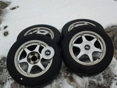 Лот: 2258472. Фото: 1. Комплект зимней резины на литье... Шины на дисках