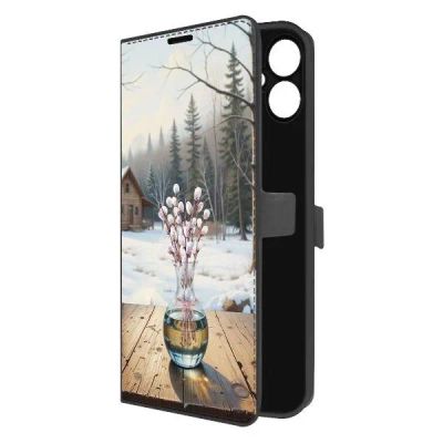 Лот: 25135183. Фото: 1. Чехол Krutoff Eco Book "Верба... Чехлы, бамперы
