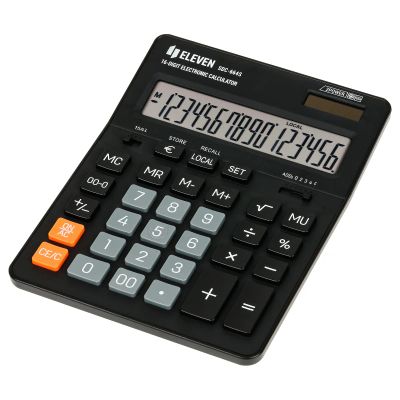Лот: 25013404. Фото: 1. Калькулятор ELEVEN SDC-664S, 16... Калькуляторы