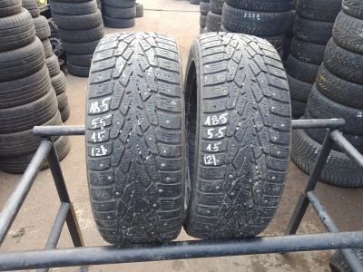 Лот: 23548402. Фото: 1. 2шт 185-55-15 Nokian Hakkapelitta... Шины