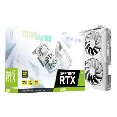 Лот: 18373400. Фото: 1. 12Gb Zotac RTX 3060 AMP White... Видеокарты