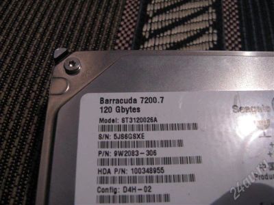 Лот: 594436. Фото: 1. HDD 120 Gb IDE seagate. Жёсткие диски (HDD)