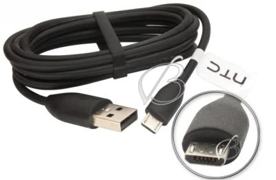 Лот: 3970492. Фото: 1. Кабель micro-USB HTC Оригинал. Дата-кабели, переходники