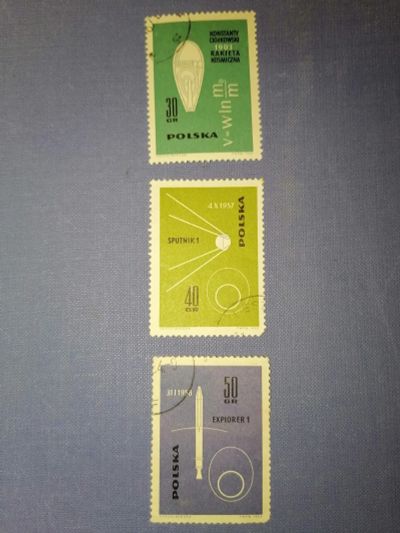 Лот: 24909368. Фото: 1. Космос Польша 1963 год. Марки