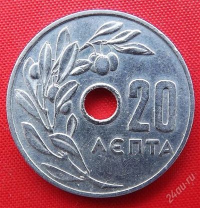 Лот: 1853928. Фото: 1. (№1773-2/LF) 20 лепт 1964 (Греция... Европа