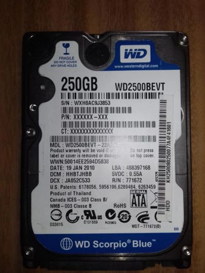 Лот: 9077117. Фото: 1. Жесткий диск Western Digital WD... Жёсткие диски (HDD)