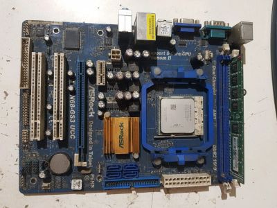 Лот: 16224568. Фото: 1. Asrock n68-gs3 ucc/ Athlon X2... Комплекты запчастей
