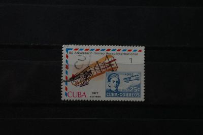 Лот: 3931371. Фото: 1. марка 4 куба 1977 г авиация. Марки