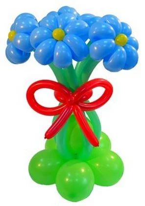 Лот: 6563852. Фото: 1. Букет из воздушных шаров цветы... Воздушные шары