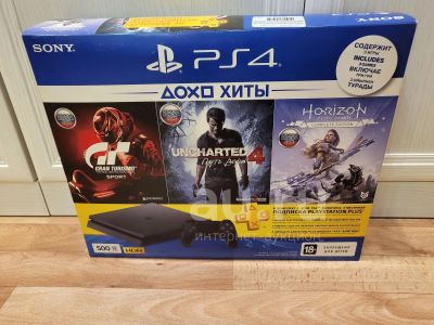 Лот: 20067915. Фото: 1. Sony PlayStation 4 Slim / PS4... Консоли