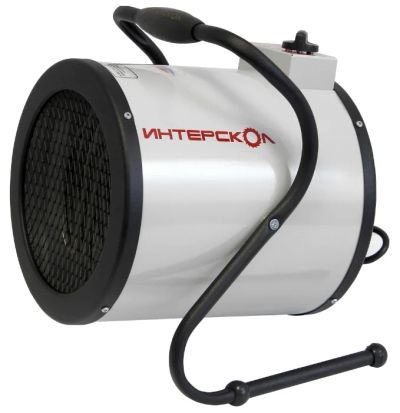 Лот: 8311905. Фото: 1. Тепловая пушка Интерскол ТПЭ-3... Обогреватели промышленные, тепловые пушки