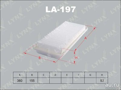 Лот: 18583922. Фото: 1. 197 la a1014 фильтр воздушный... Расходные материалы