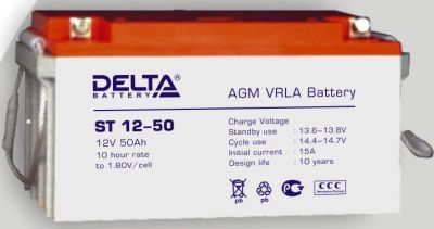 Лот: 5010056. Фото: 1. Аккумуляторная батарея Delta ST12... ИБП, аккумуляторы для ИБП