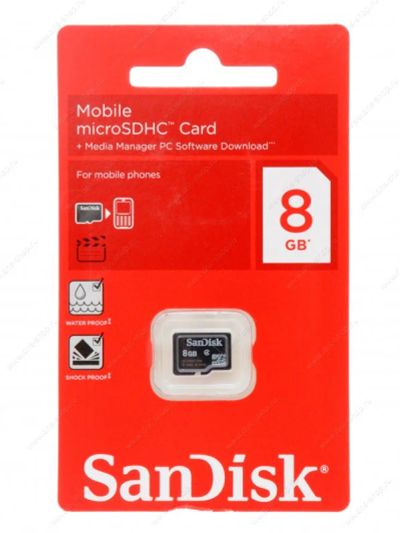 Лот: 3236059. Фото: 1. флешка micro SanDisk 8g. Красноярск