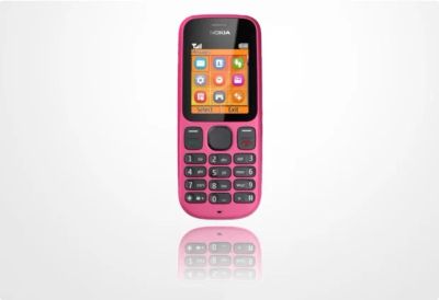 Лот: 7313345. Фото: 1. Nokia 100 pink. Кнопочные мобильные телефоны