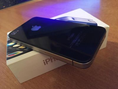 Лот: 6278491. Фото: 1. Apple iphone 4s Black РСТ-... Кнопочные мобильные телефоны
