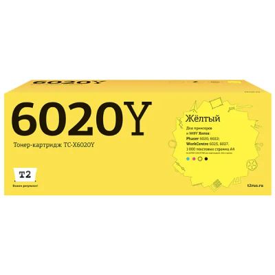 Лот: 24505907. Фото: 1. Тонер-картридж T2 TC-X6020Y/Xerox... Картриджи, расходные материалы