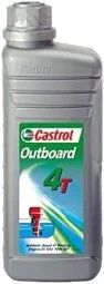 Лот: 14493462. Фото: 1. Castrol Outboard 4T 10W30, 1L... Масла, жидкости